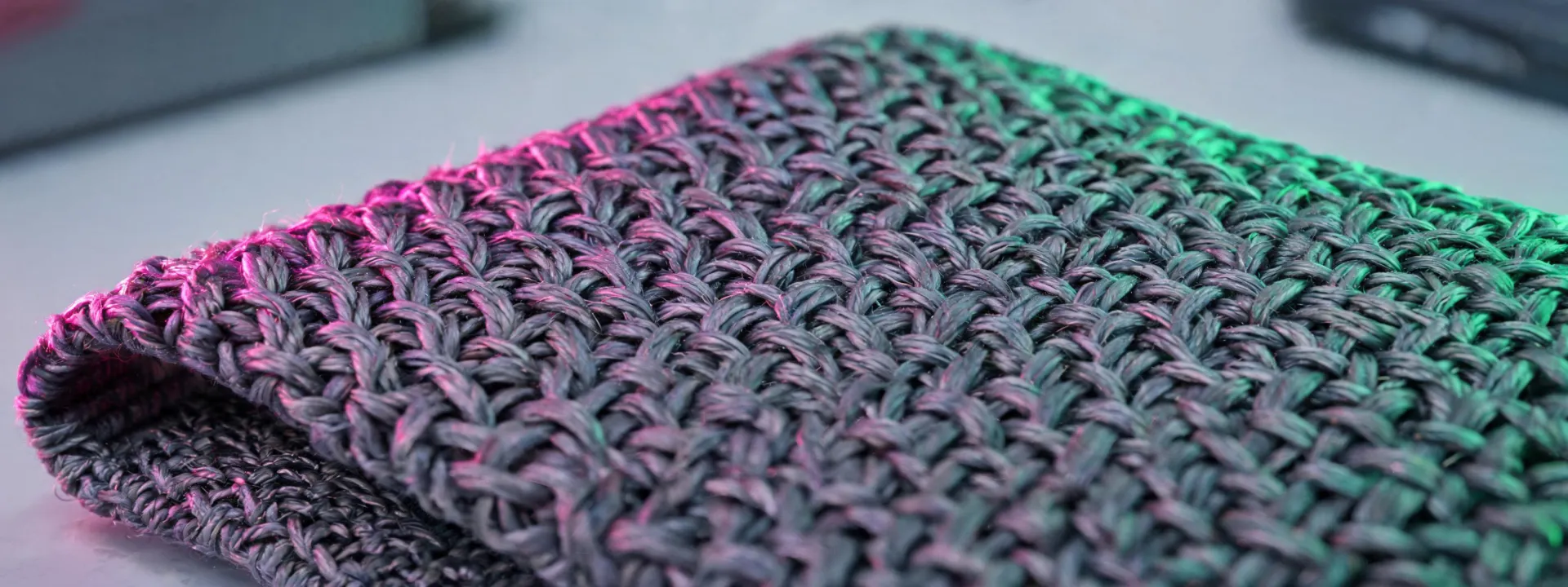 Macro Xorel weave and contract textile construction study